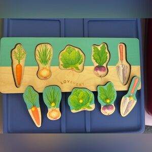 Lovevery Wooden Vegetable Puzzle for Kids